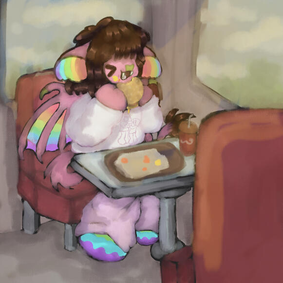 full painted fullbody w/ fully illustrated scene